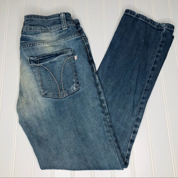 JLo faded distressed capris, size 3 - Picture 1 of 8
